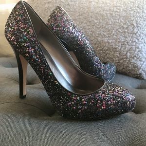 Ivanka.Trump Glitter sparkle stilletto pumps